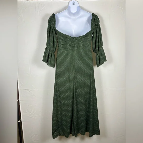 Worth Collective Green Lace Maxi Dress- XL - Picture 9 of 12